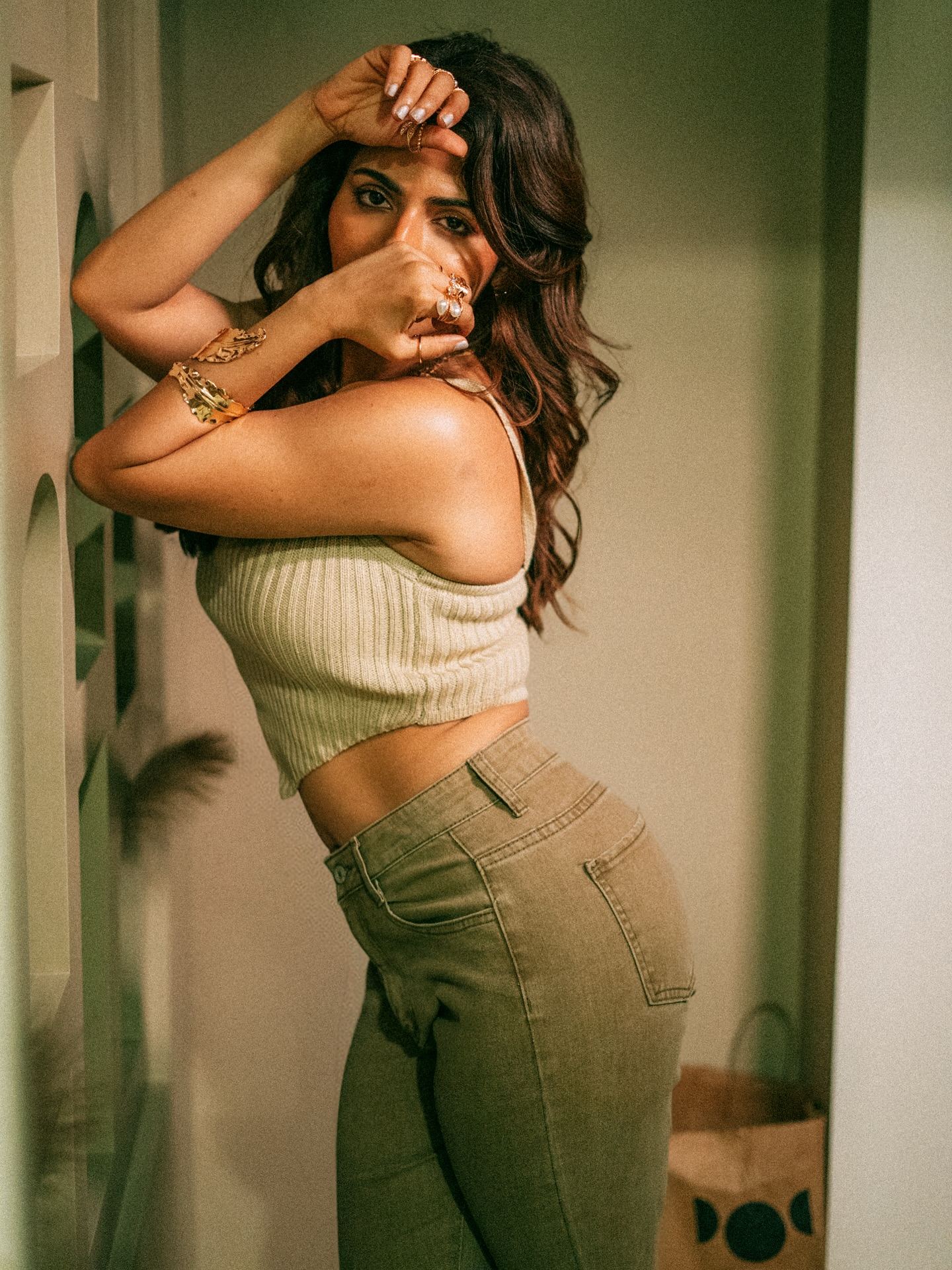 Iswarya Menon Strikes Bold Glam Pose