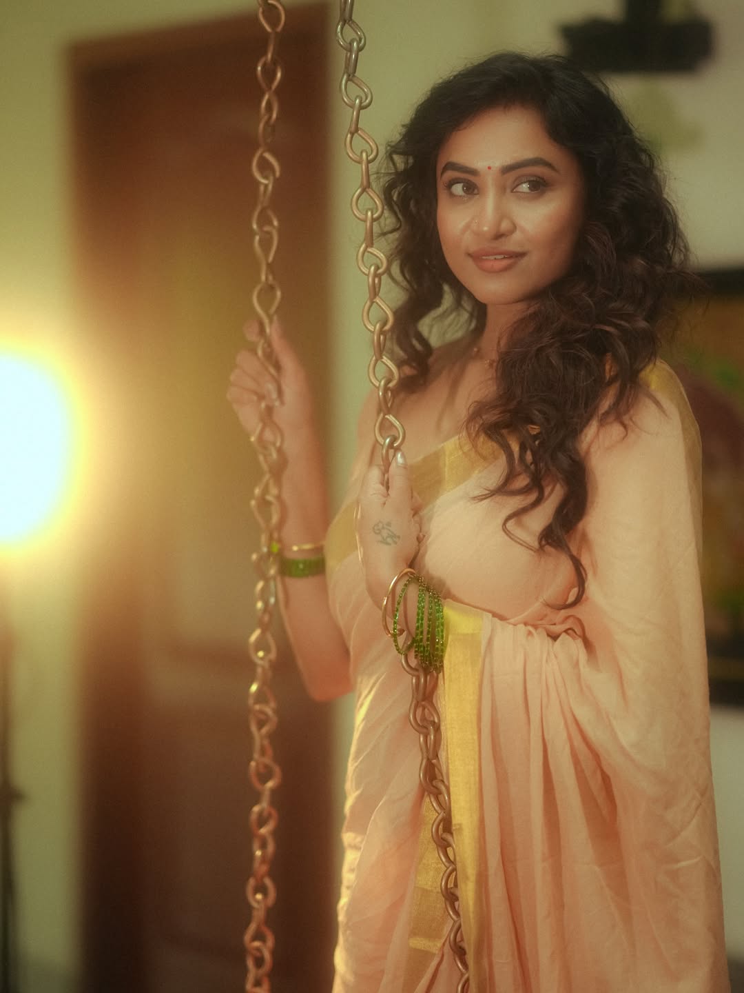 Janani Ashok Kumar Smiles In Classic Outfit