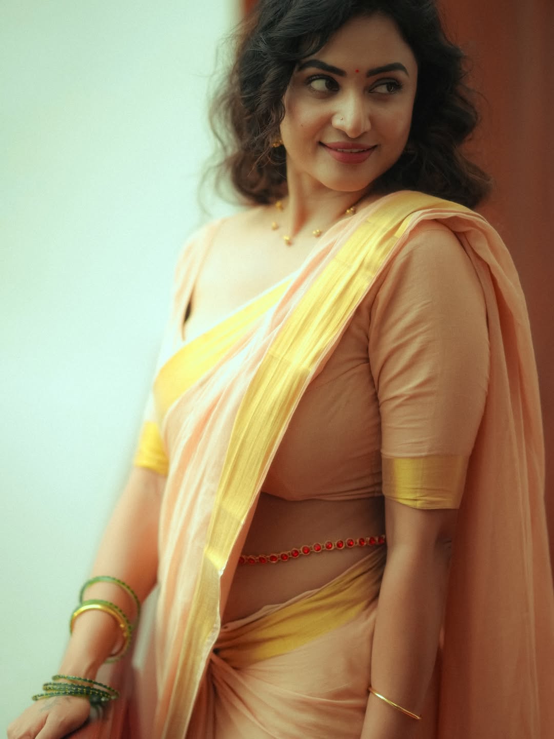 Janani Ashok Kumar Exudes Grace In Saree Style