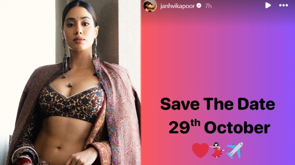 Janhvi Kapoor cryptic Instagram post