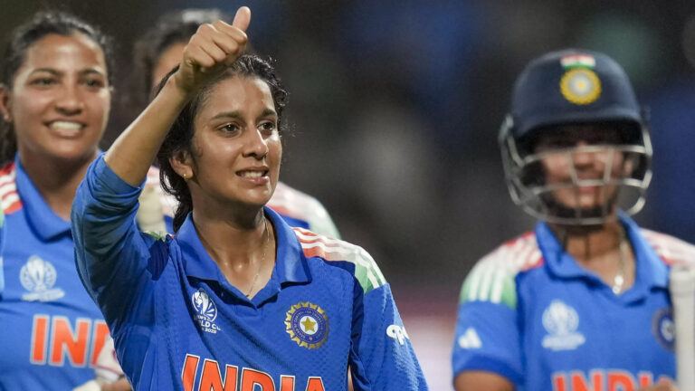 Jemimah Rodrigues emotional and celebrating