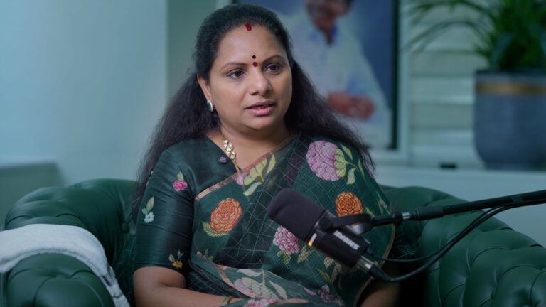 Kalvakuntla Kavitha emotional statement