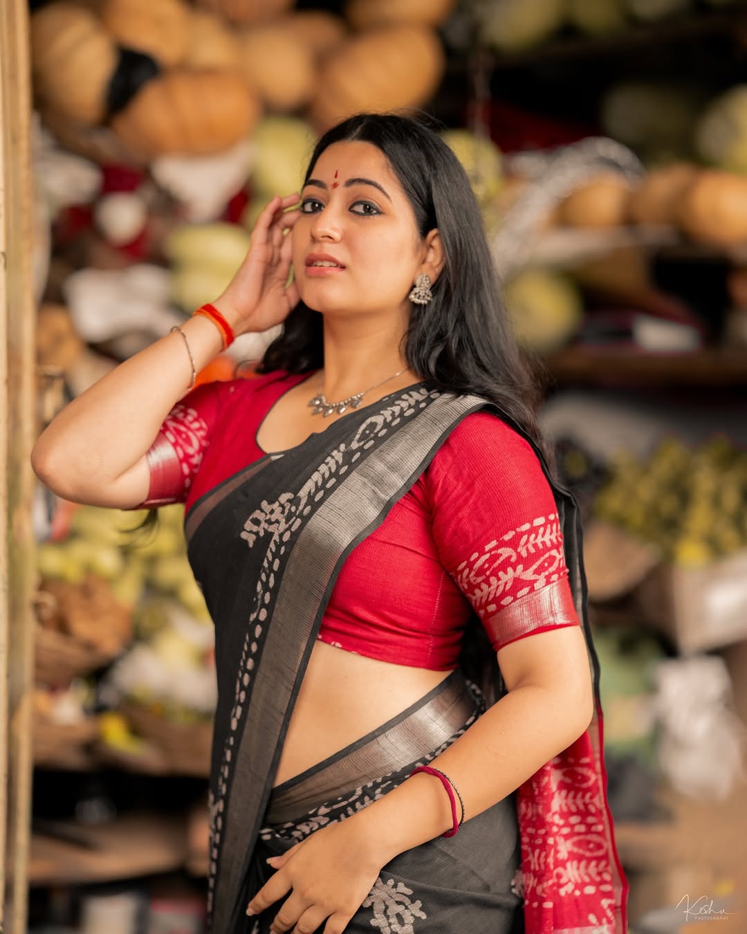 Traditional Magic: Kanduri Sudha’s Saree Look