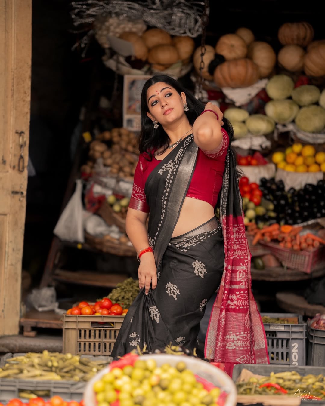 Kanduri Sudha Elegant Desi Photoshoot Pose