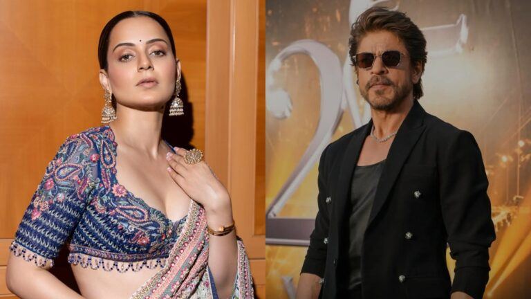 Kangana Ranaut and Shah Rukh Khan