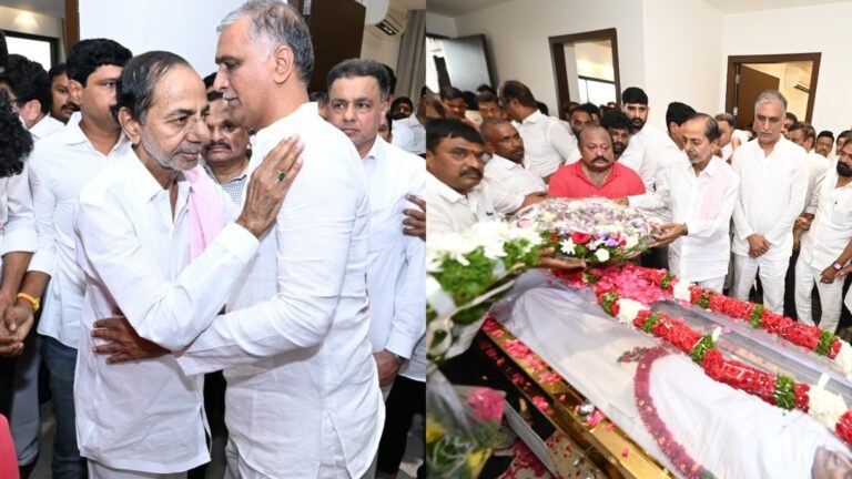 KCR frail look during Kokapet visit