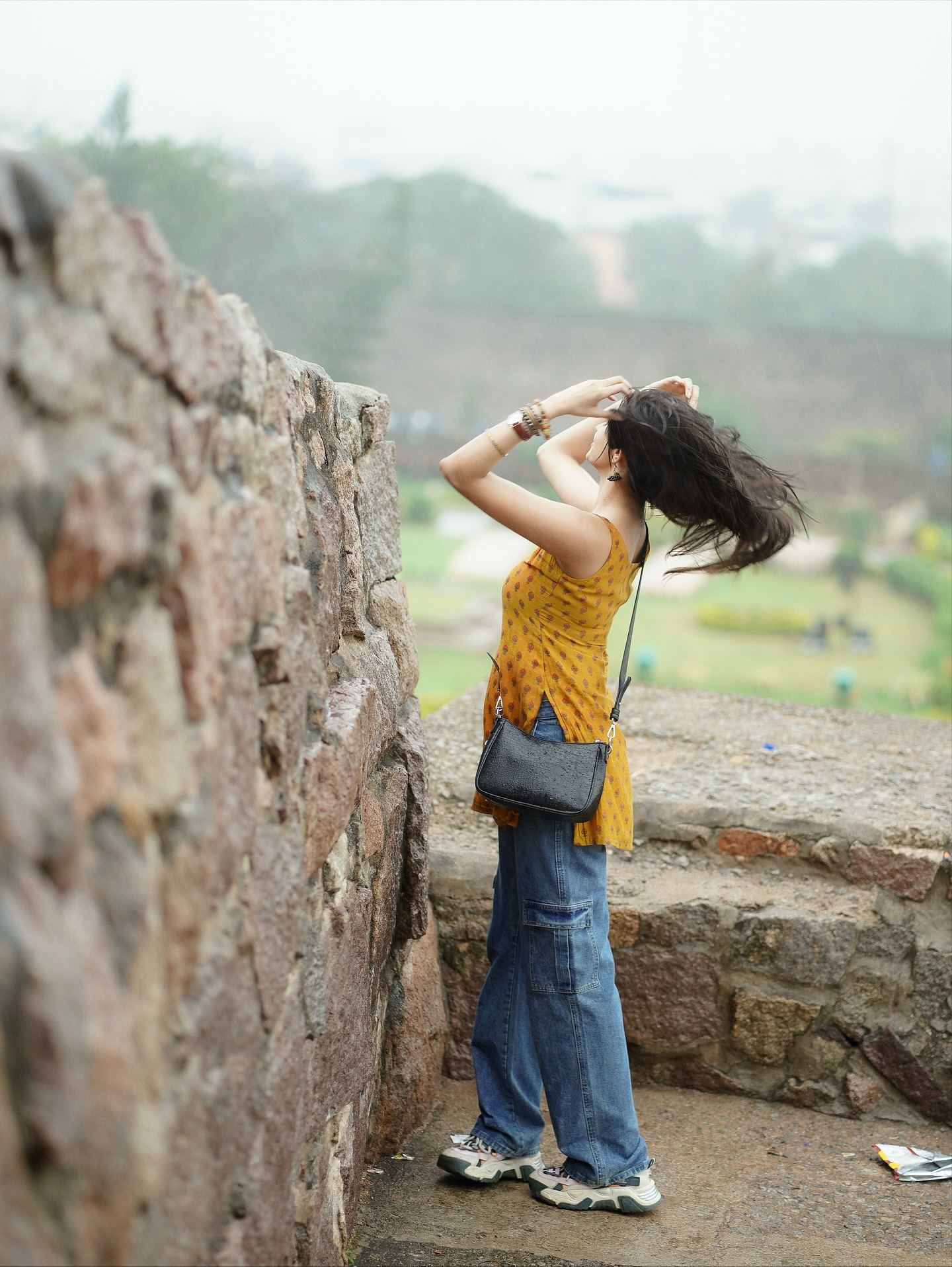 Maanasa Choudhary Serene Expression Outdoors