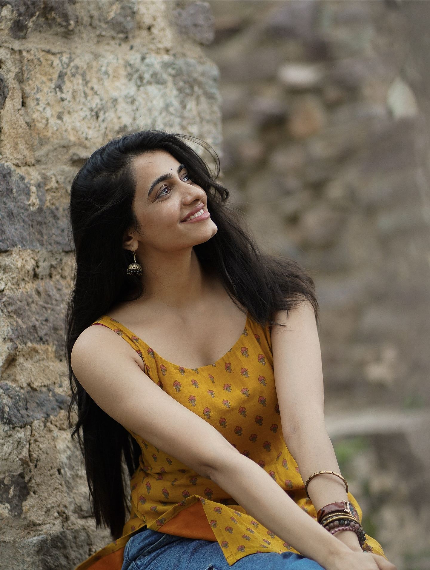 Maanasa Choudhary Beautiful Candid Desi Look