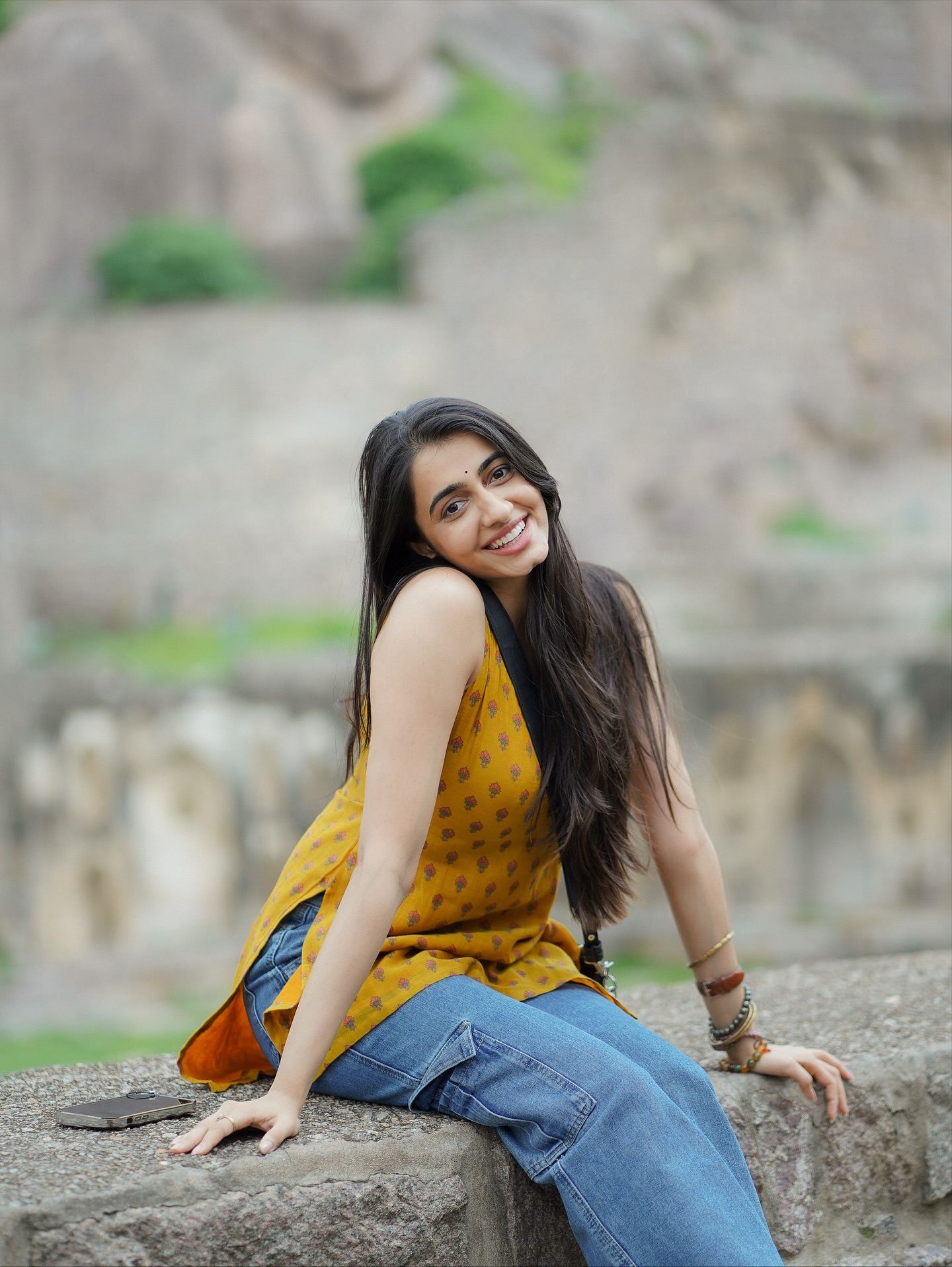 Maanasa Choudhary Ethnic Vibe With Bangles