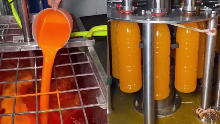 Viral mango juice factory video India
