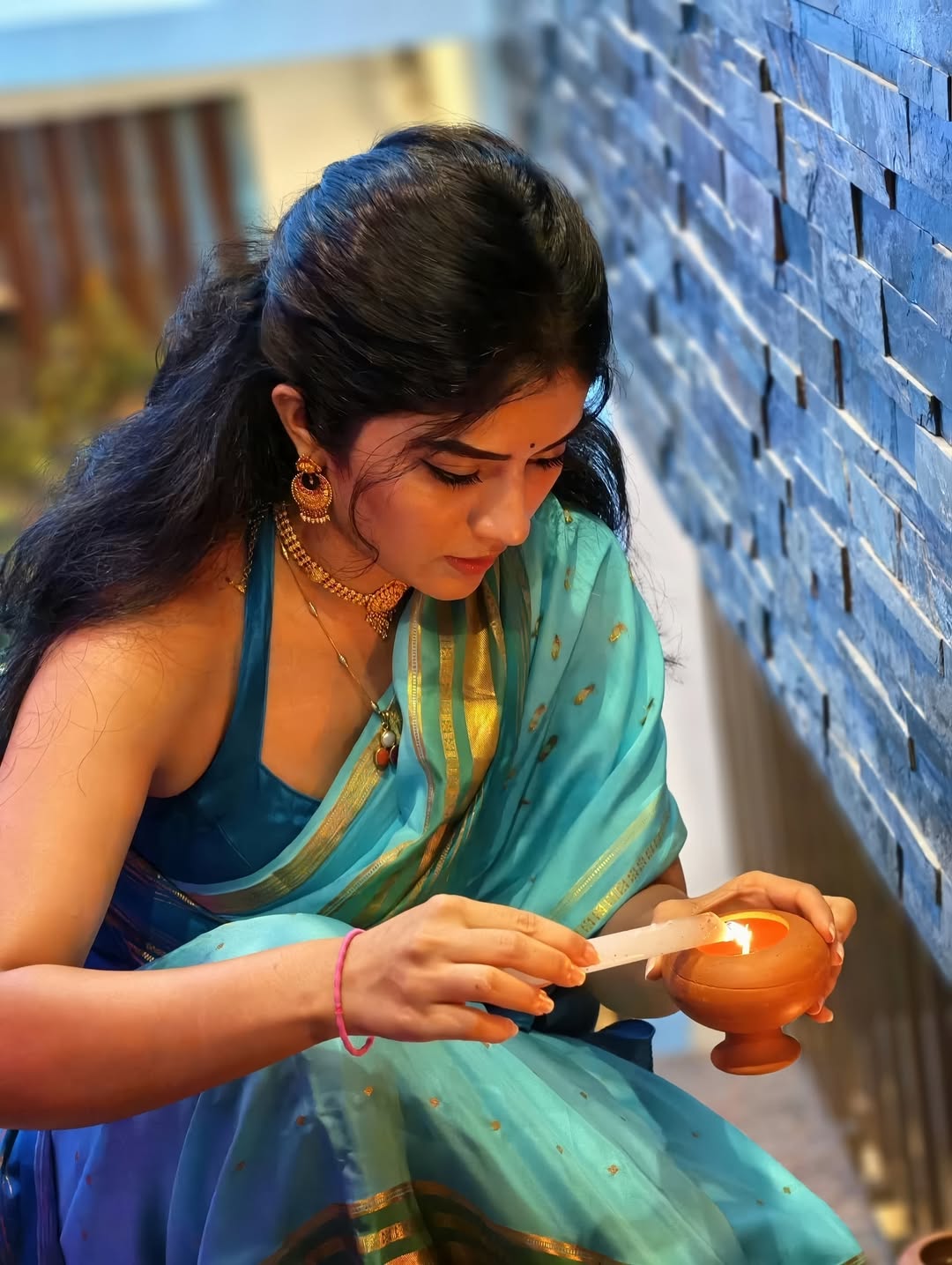 Meghaa Shetty’s Festive Look Wins Hearts