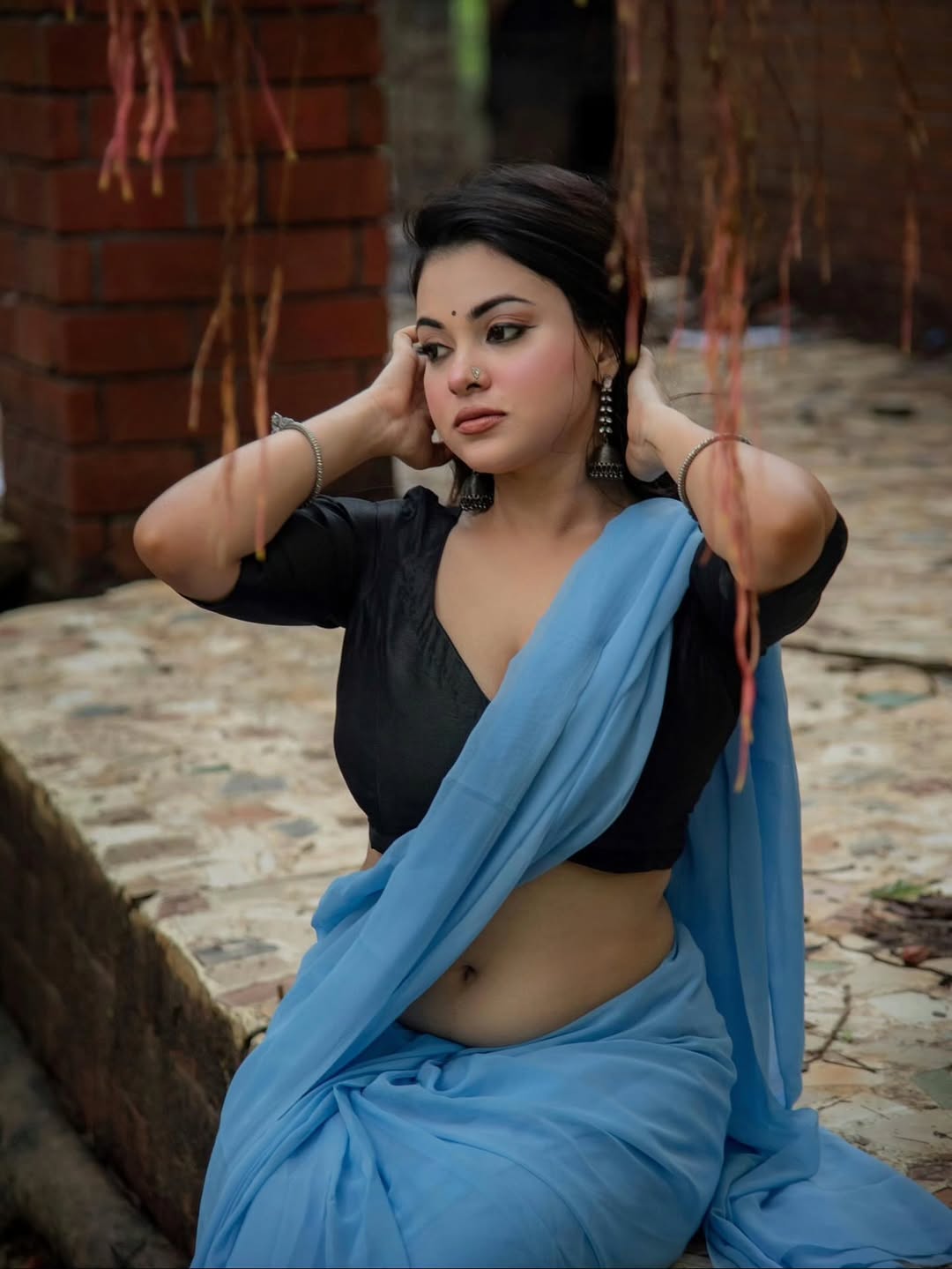 Mumtahina Jahan Stylish Desi Fashion Look
