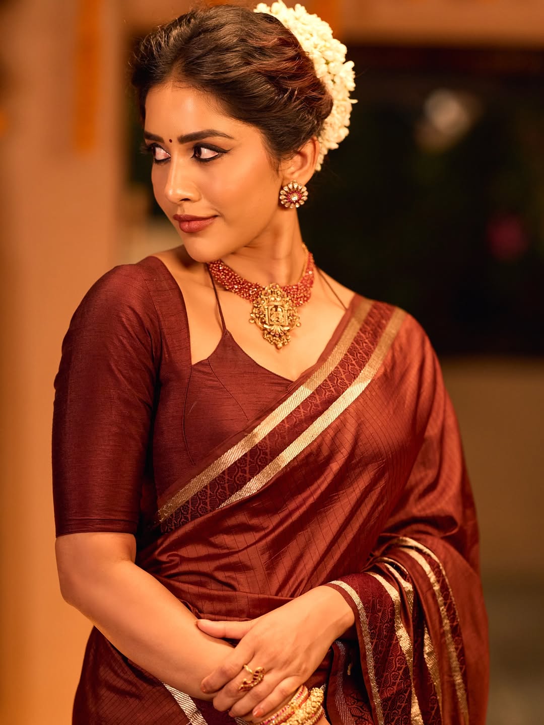 Nabha Natesh Festive Look With Grace