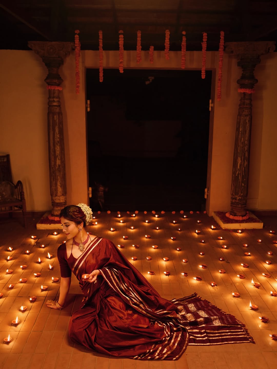 Nabha Natesh Traditional Saree Photoshoot