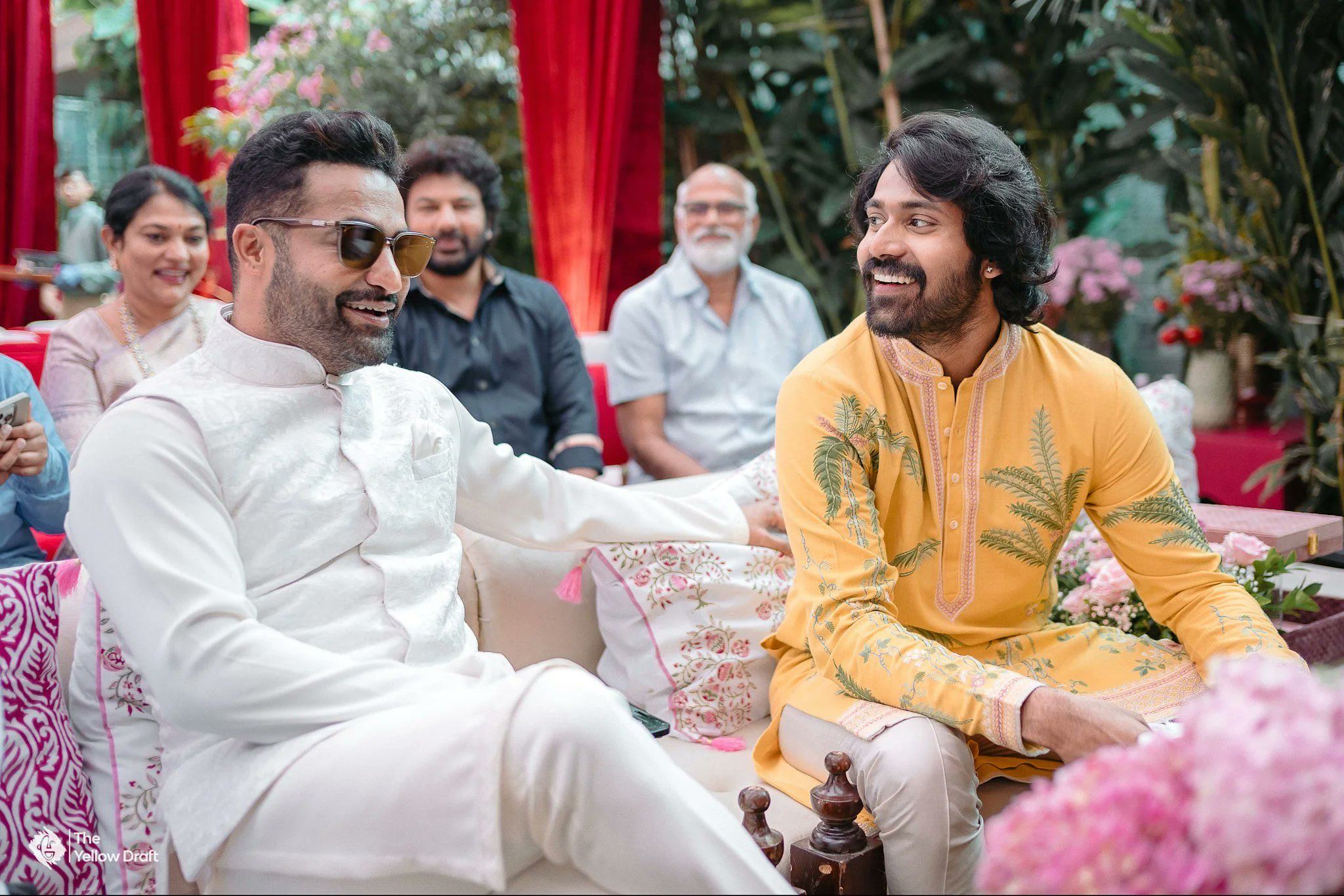 NTR Exudes Royal Poise in Ethnic White
