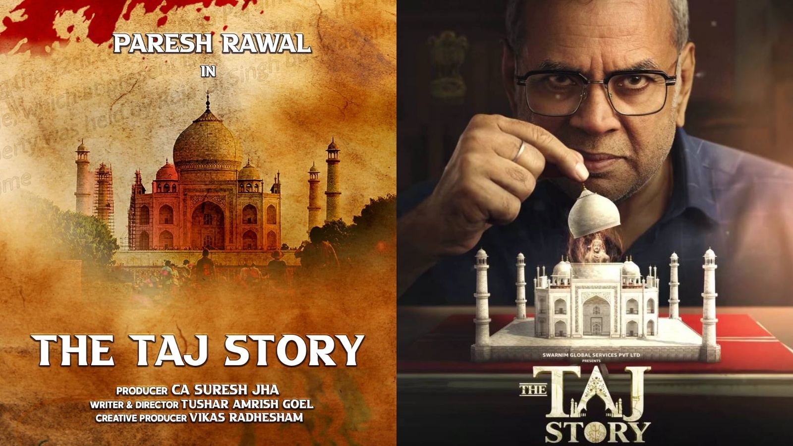 Paresh Rawal The Taj Story poster controversy