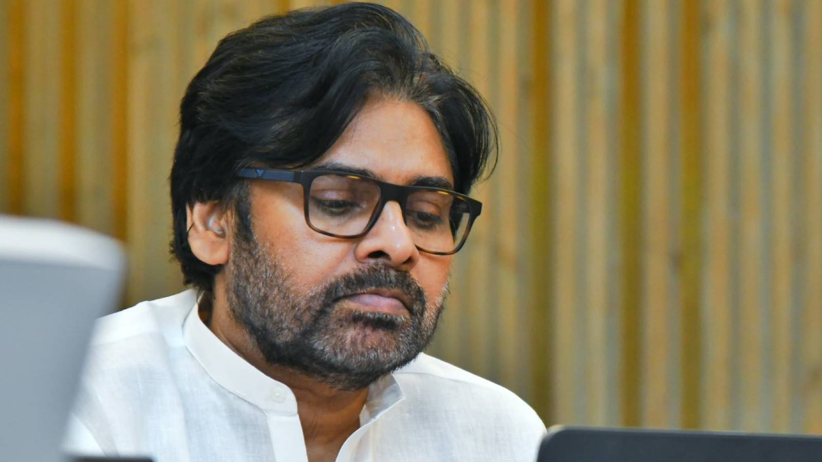 Pawan Kalyan in Cabinet meeting