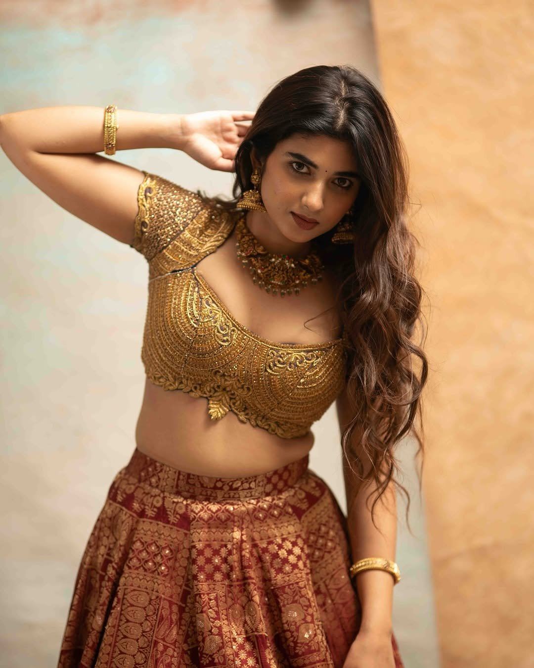 Pragya Nagra Poses Boldly In Traditional Look