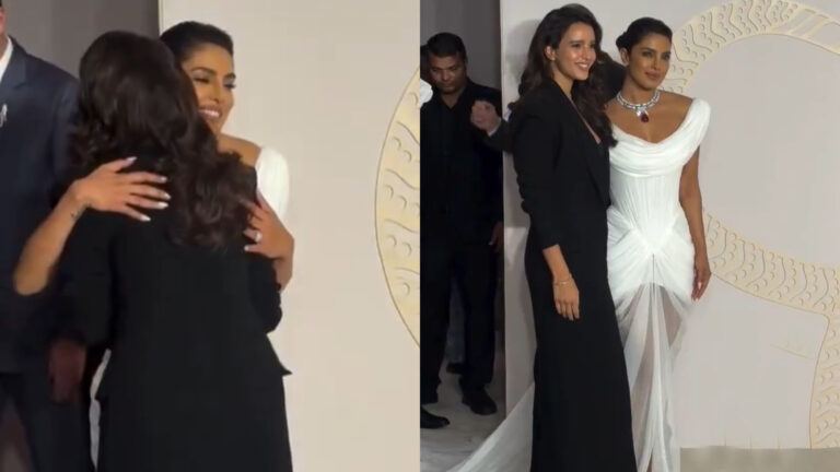 Priyanka Chopra with Triptii Dimri at Bvlgari