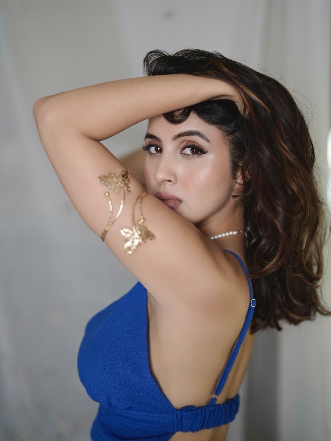 Priyanka Kholgade Radiates Confidence In Blue
