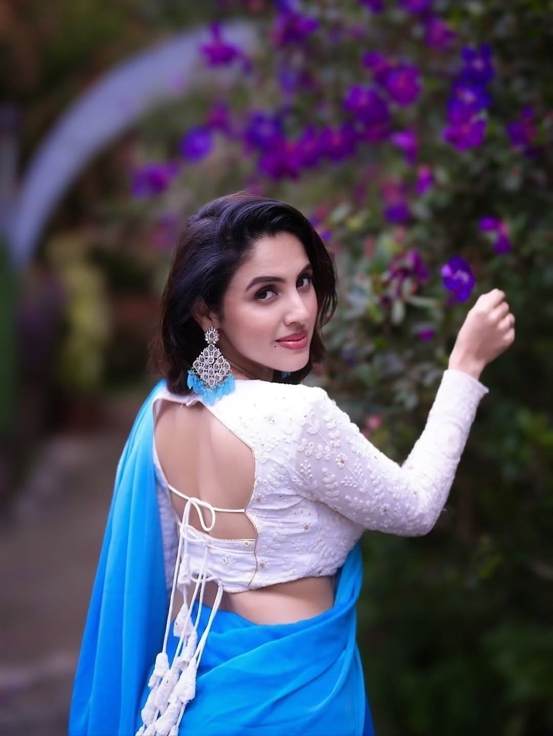 Priyanka Kholgade Graceful Saree Expression