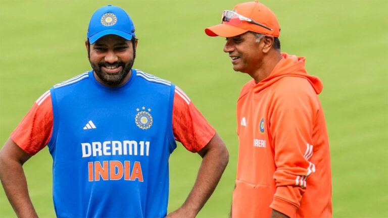 Rahul Dravid praises Rohit Sharma’s mindset