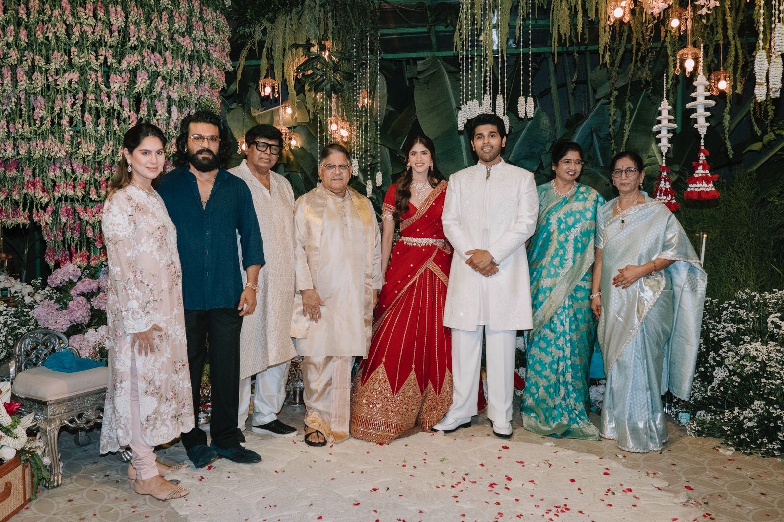 Ram Charan at Allu Sirish and Nayanika Engagement Ceremony