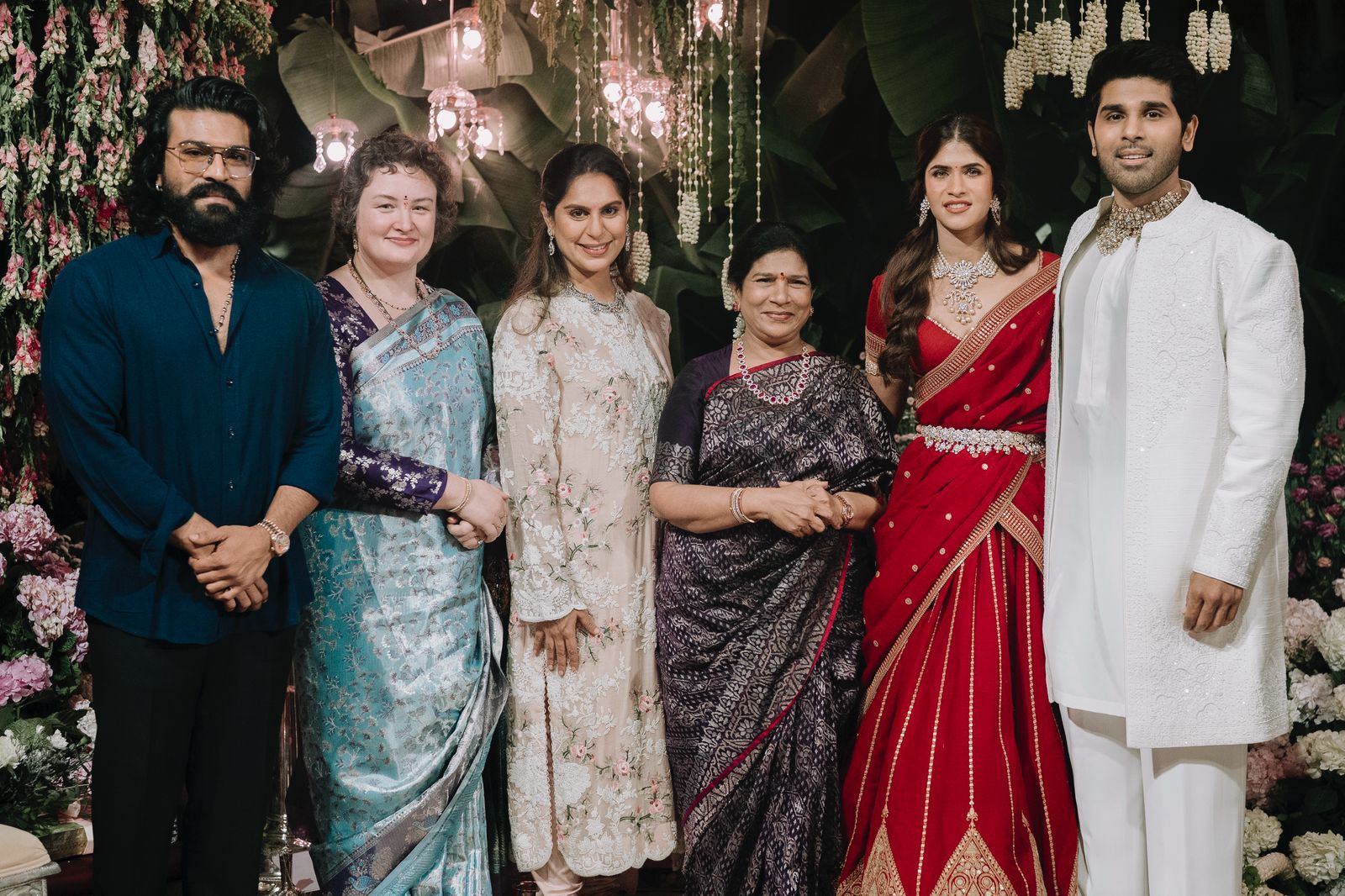Ram Charan at Allu Sirish and Nayanika Engagement Ceremony