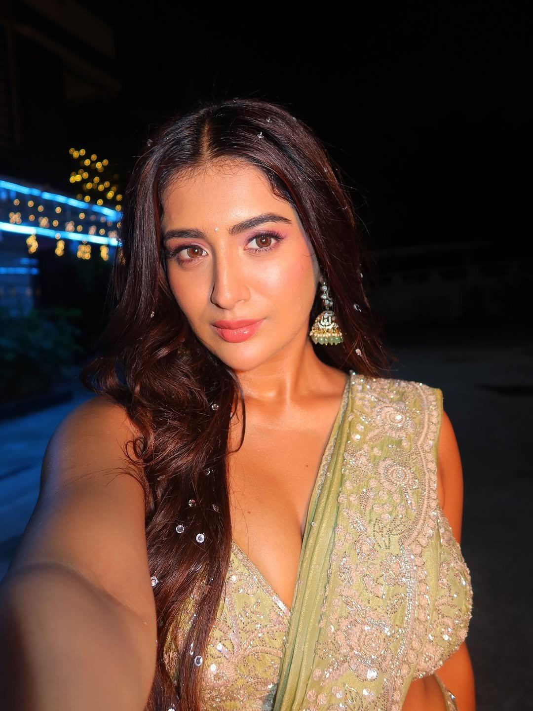 Rashi Singh Shines Under Night Lights