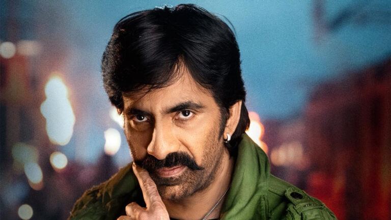 Ravi Teja in Mass Jathara poster