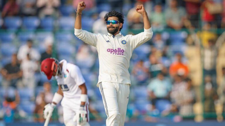 Ravindra Jadeja dominates Day 2 in Delhi Test