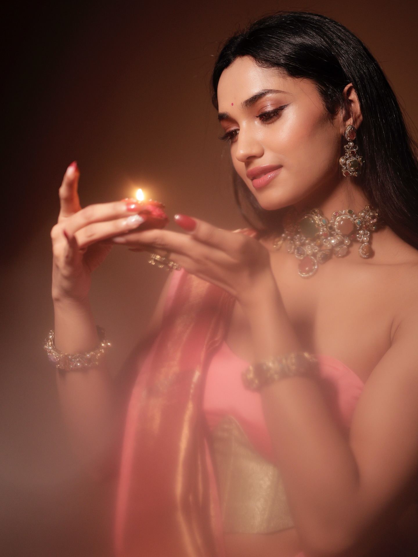Reeshma Nanaiah Flaunts Traditional Style