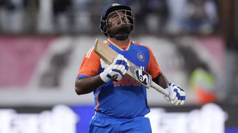 Sanju Samson dismissed cheaply vs Australia