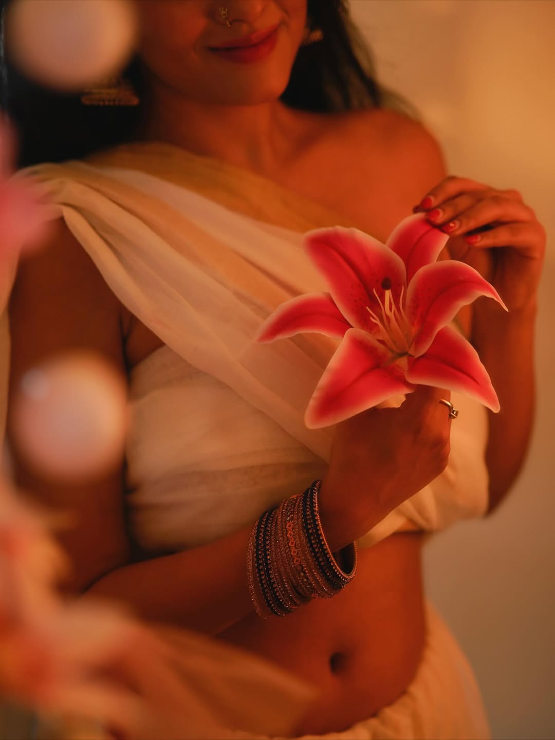 Sanya Thakurrr Poses With Floral Elegance