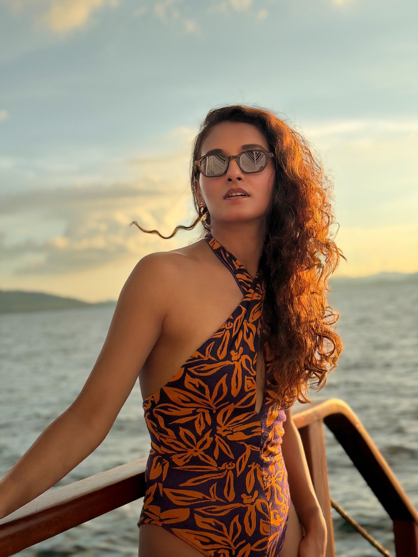 Shakti Mohan Radiates Charm In Beachside Halter Glam