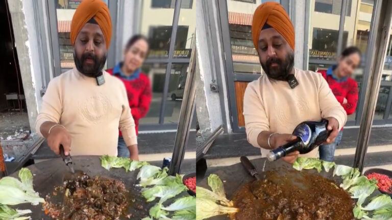 Sharaabi Mutton viral food controversy