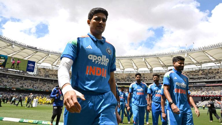 Shubman Gill loses first match as ODI captain