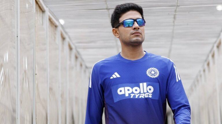 Shubman Gill during an ODI match