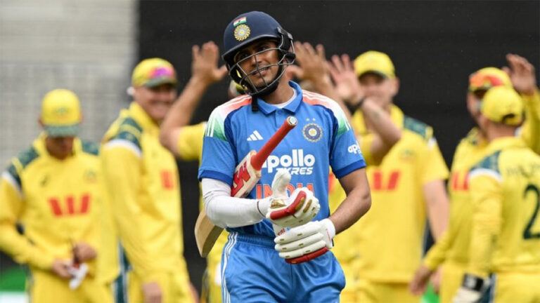 Shubman Gill dismissed early in 2nd ODI