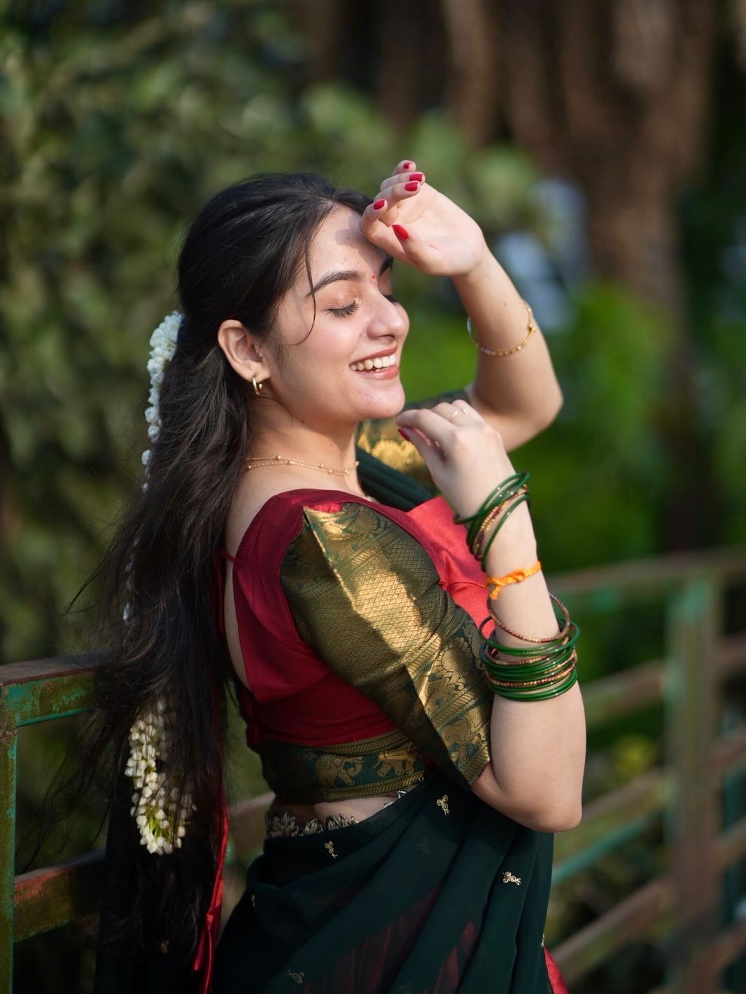 Soumya Sharma Radiates Traditional Grace