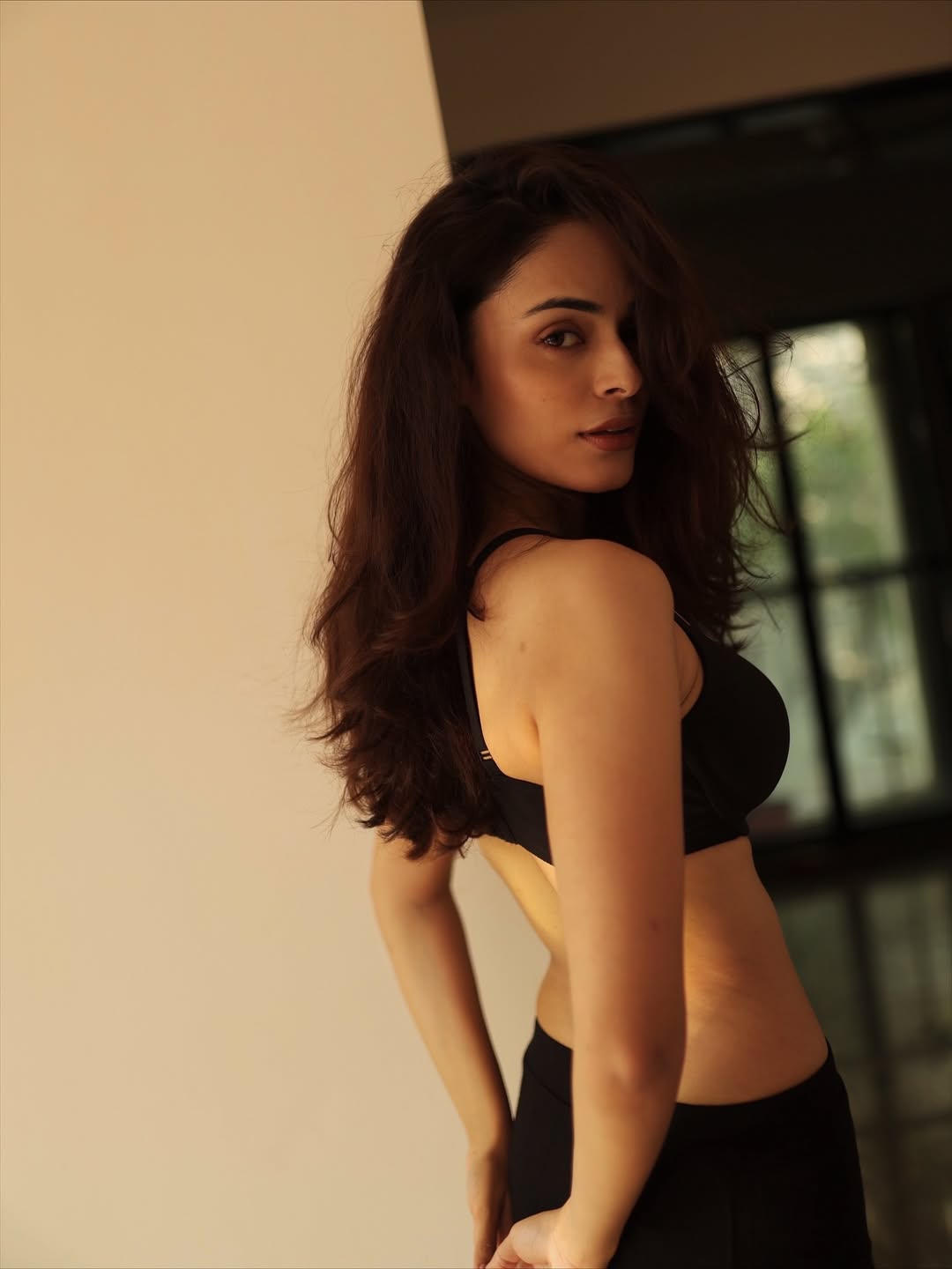 Soumyyaa Flaunts Her Chic Black Style