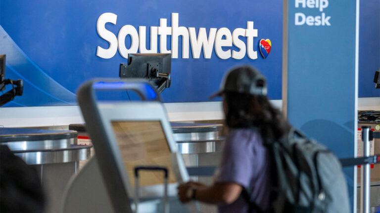Southwest Airlines delayed flight
