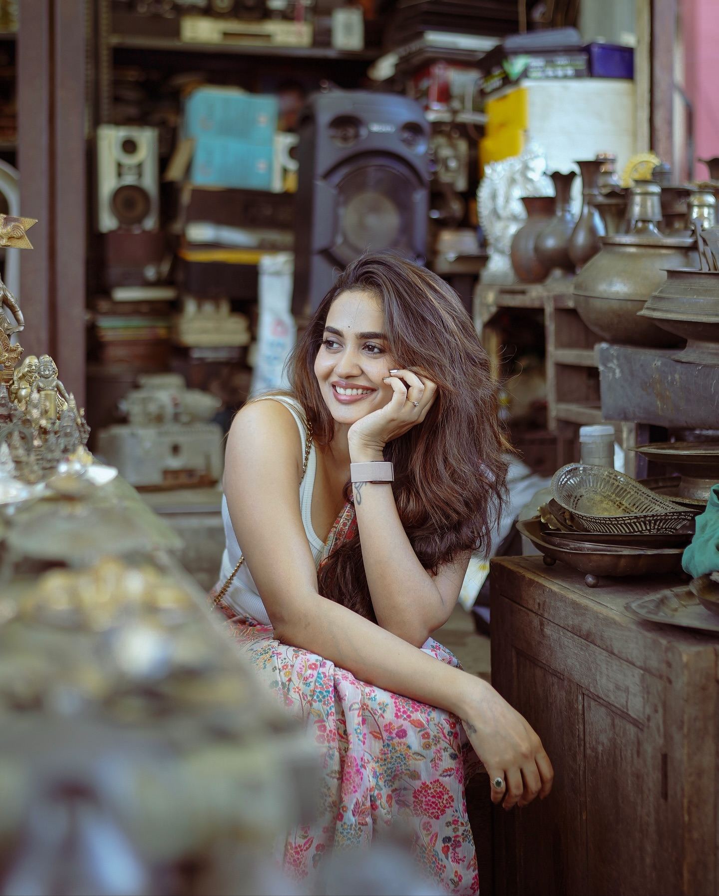 Teju Ashwini Dazzles In Traditional Look