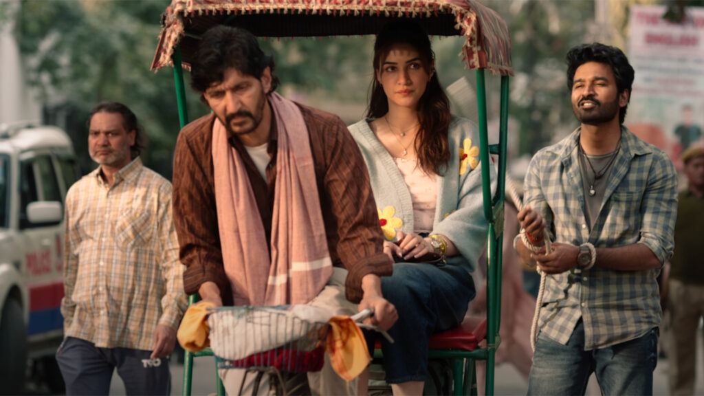 Dhanush and Kriti in Tere Ishk Mein song