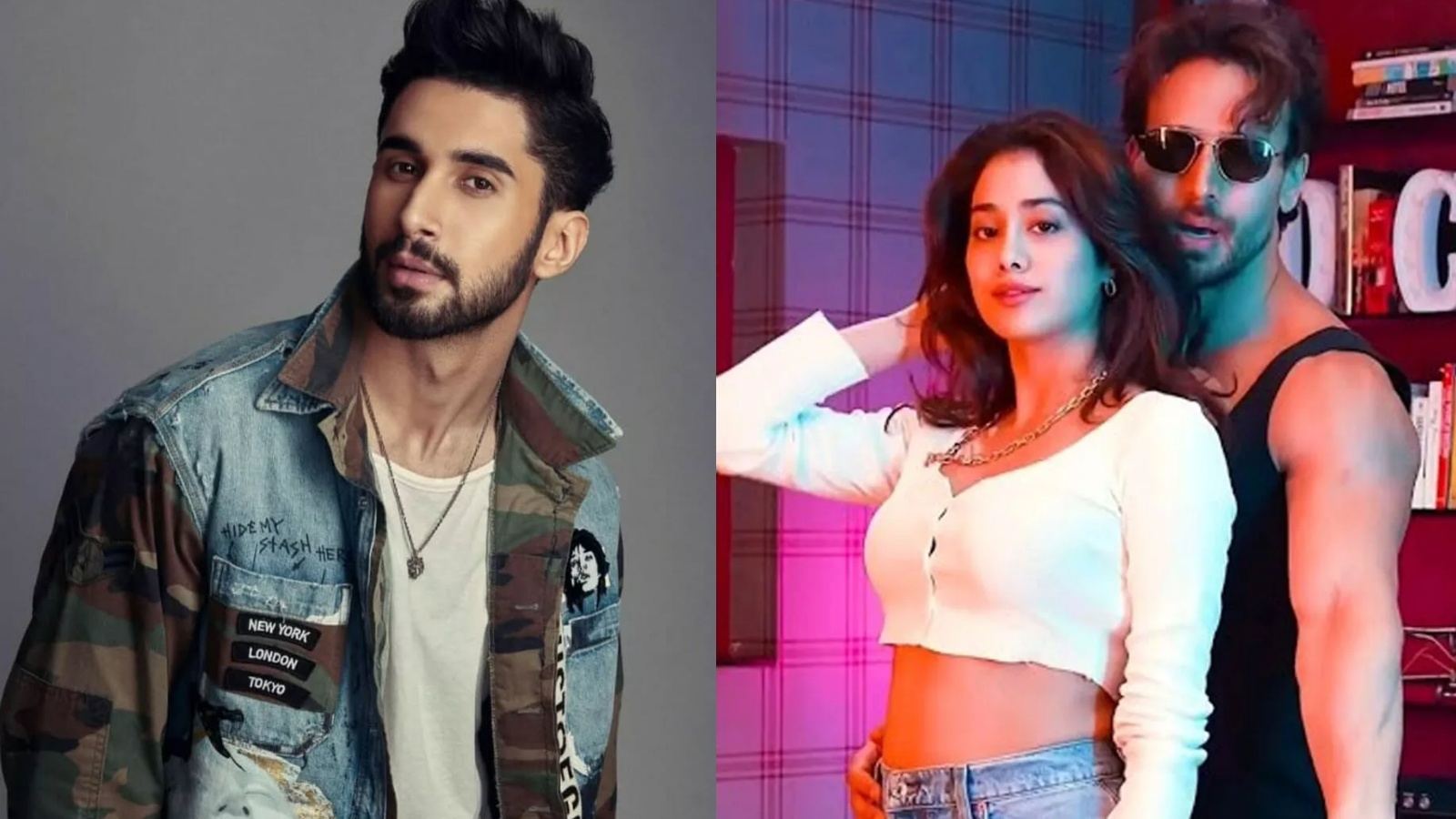 Tiger Shroff and Janhvi Kapoor in Lag Jaa Gale