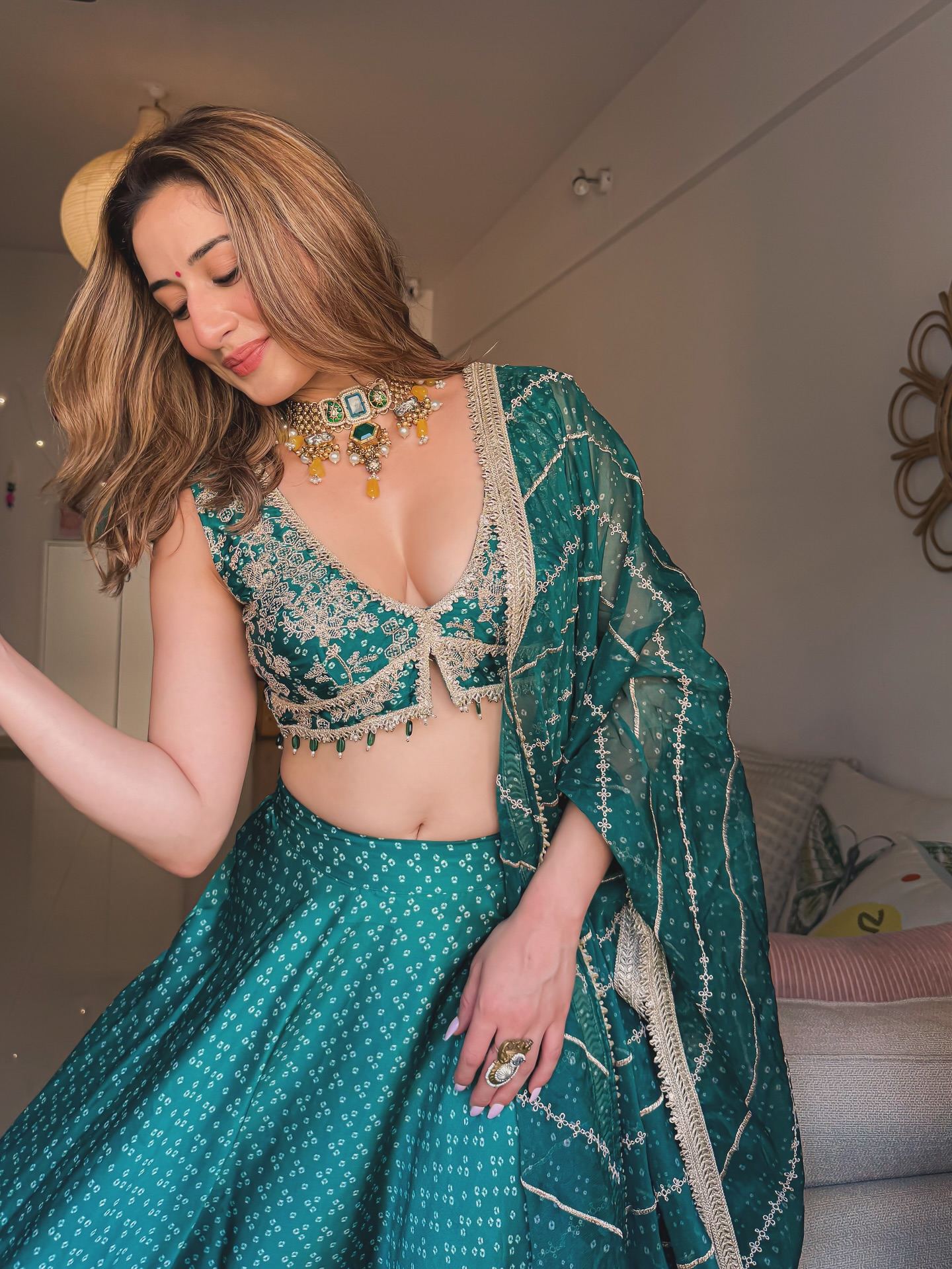 Uditi Singh Poses In Regal Festive Style