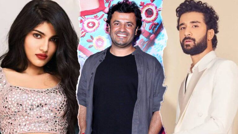 Vikas Bahl with Raghav Juyal and Alizeh Agnihotri
