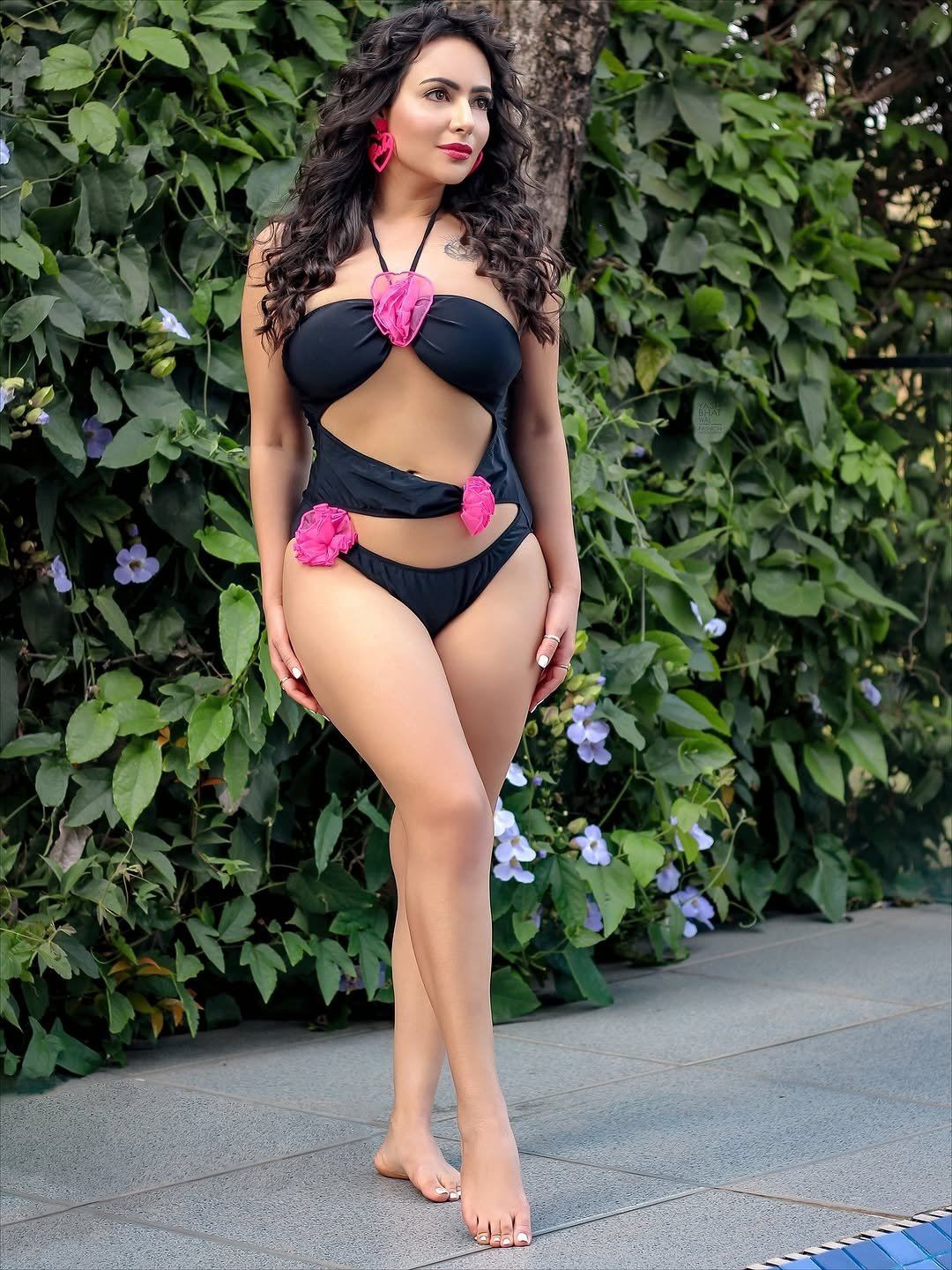 Aanchal Posing Playfully In Poolside Shoot