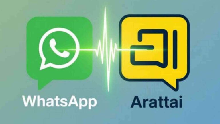 Arattai app and WhatsApp comparison India