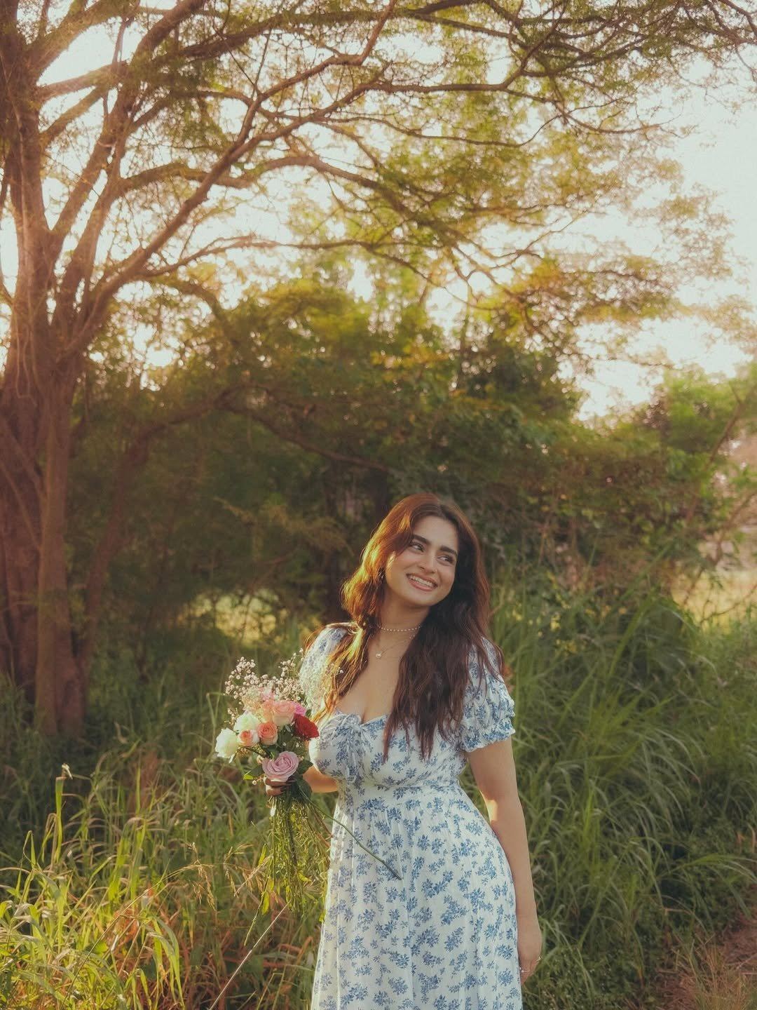 Ayesha Khan's Dreamy Look In A Floral Dress
